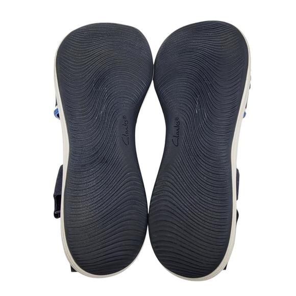 Clarks Cloudsteppers Mira Lily Sandals Size 11 Adjustable Hook & Loop Heel Strap - Picture 10 of 11